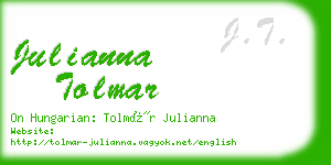 julianna tolmar business card